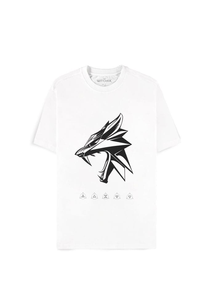 The Witcher Wild Hunt T-Shirt Wolf Head Size L
