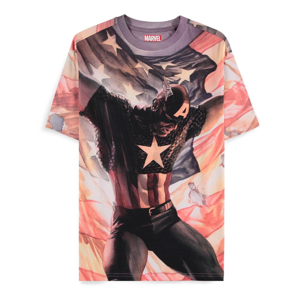 Captain Amerca Brave New World T-Shirt Digital American Size S