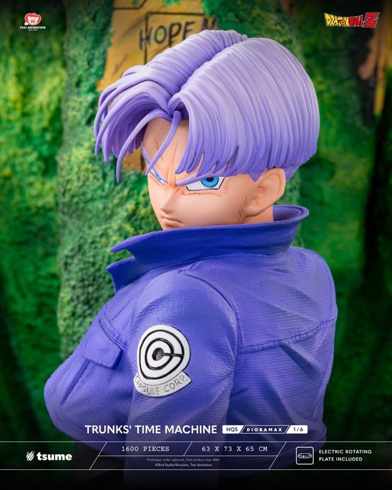 Dragon Ball Z HQS Dioramax Figure 1/6 Trunks' Time Machine