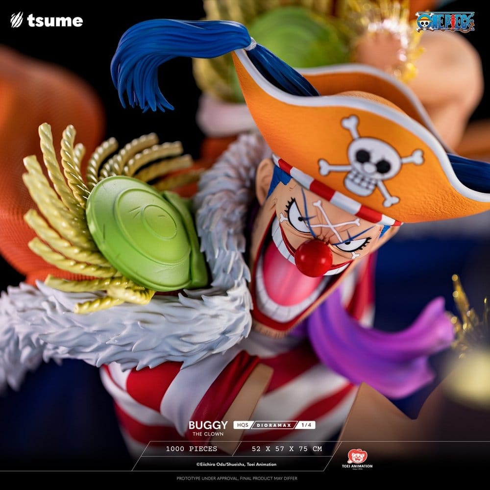 One Piece HQS Dioramax Figure 1/4 Buggy the Clown