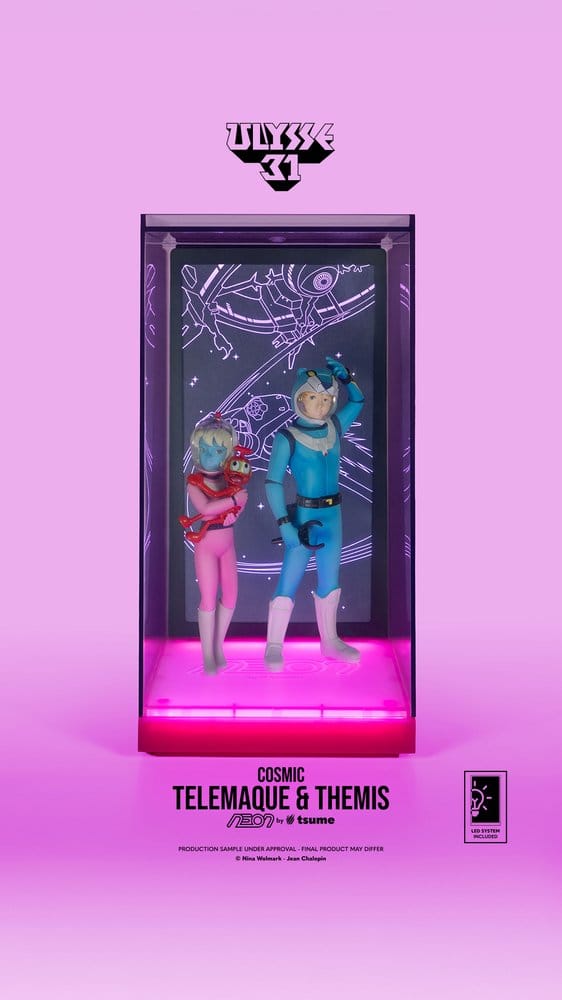 Ulysses 31 Neon Figure 1/9 Telemachus & Themis Cosmic Version 20 cm