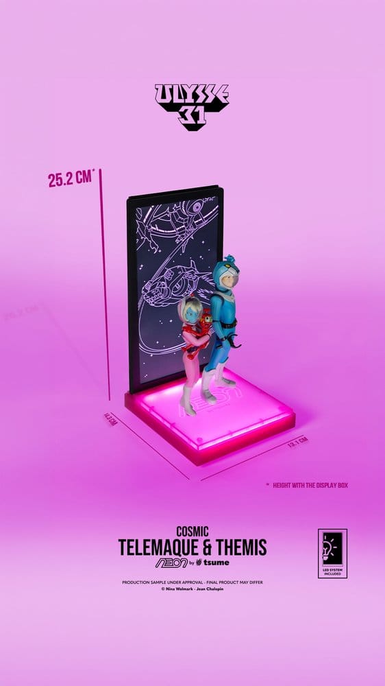 Ulysses 31 Neon Figure 1/9 Telemachus & Themis Cosmic Version 20 cm