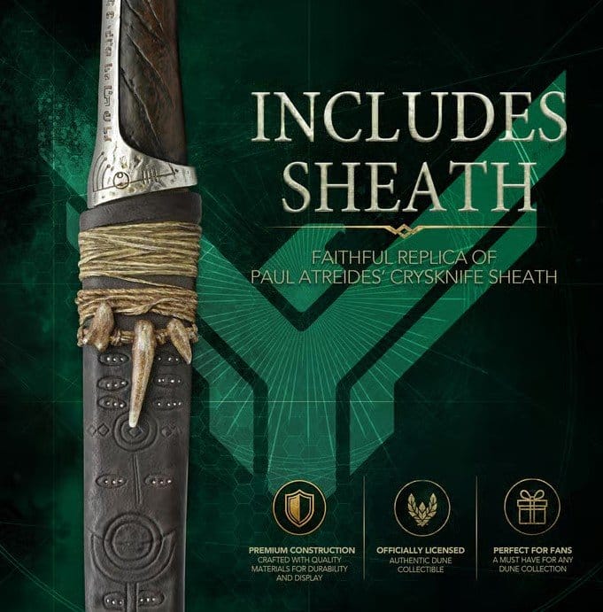 Dune Replica 1/1 Paul Atreides Crysknife (Dune Part II) 49 cm