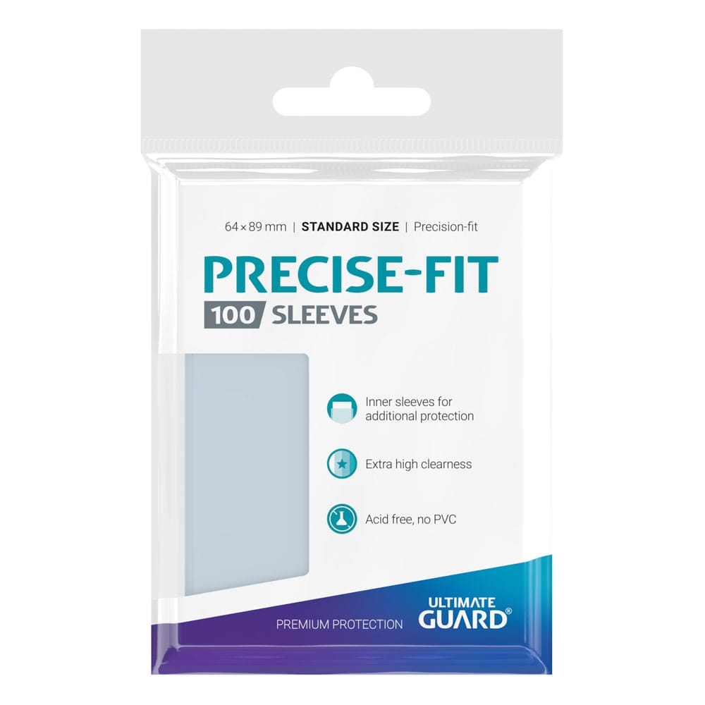 Ultimate Guard Precise-Fit Sleeves Standard Size Transparent (100)