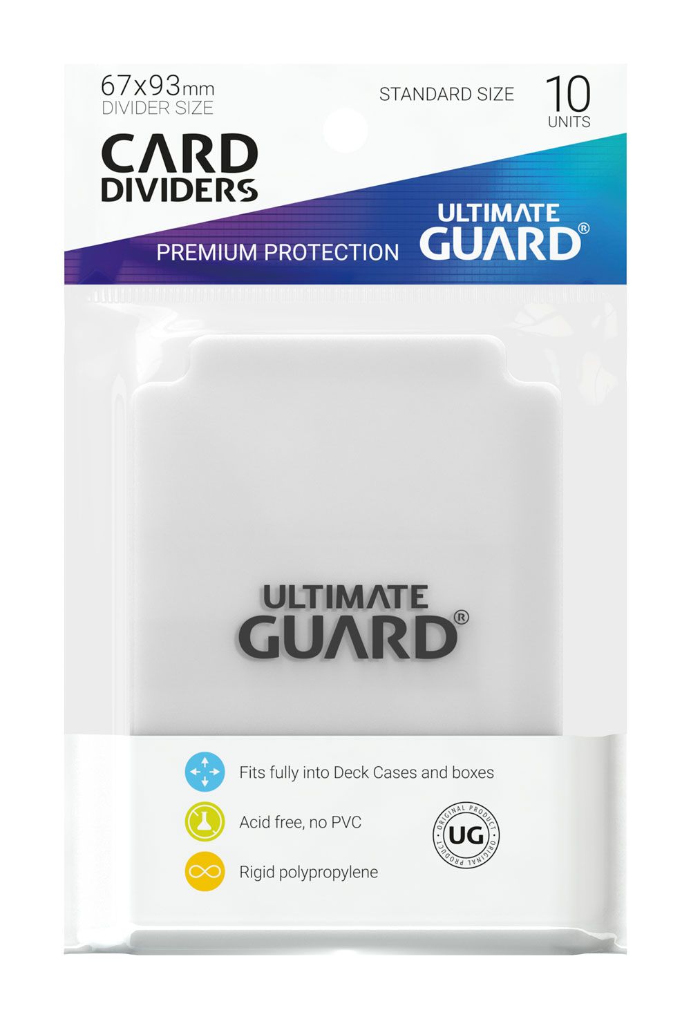 Ultimate Guard Kartenteiler, Standardgröße, transparent (10)