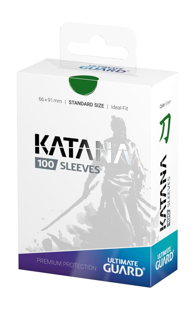 Ultimate Guard Katana-Ärmel, Standardgröße, Grün (100)