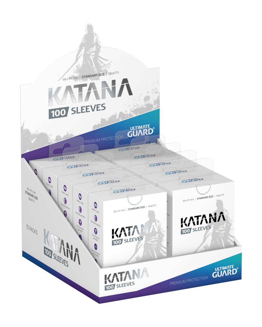 Ultimate Guard KATANA Sleeves 4個セット Ultimate Guard Katana Sleeves Standard Size White (100)