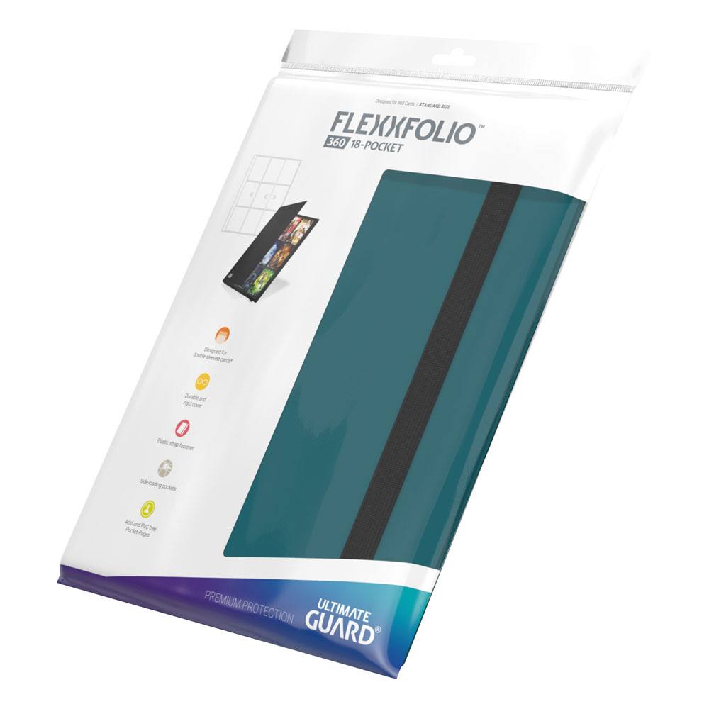 Ultimate Guard Flexxfolio 360 – 18 Taschen, Petrolblau