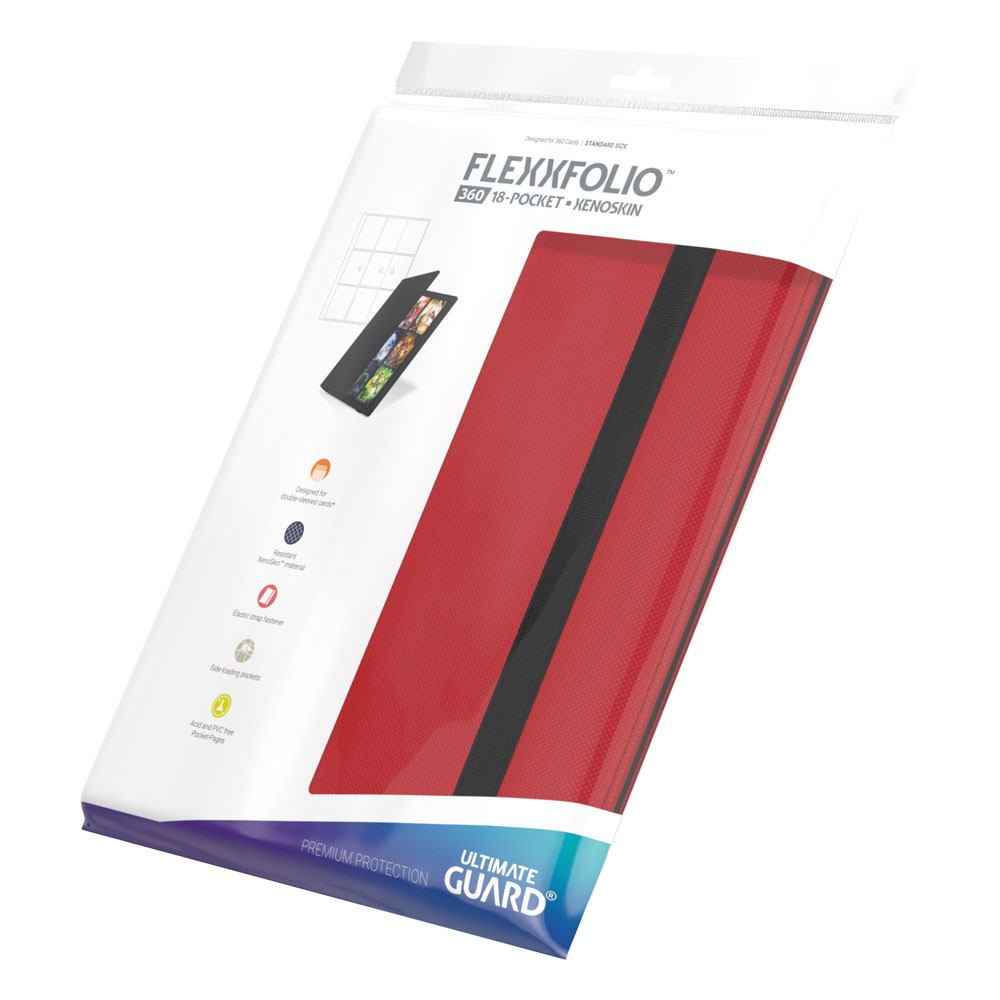 Ultimate Guard Flexxfolio 360 – 18-Pocket XenoSkin Rot