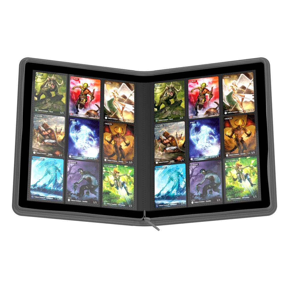 Ultimate Guard Zipfolio 360 – 18-Pocket XenoSkin Grau