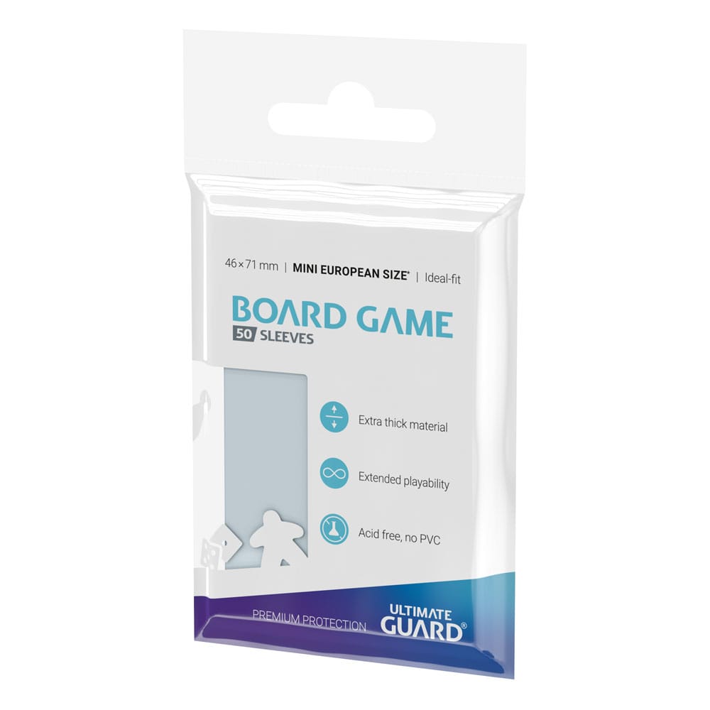 Ultimate Guard Premium Soft Sleeves for Board Game Cards Mini European (50)