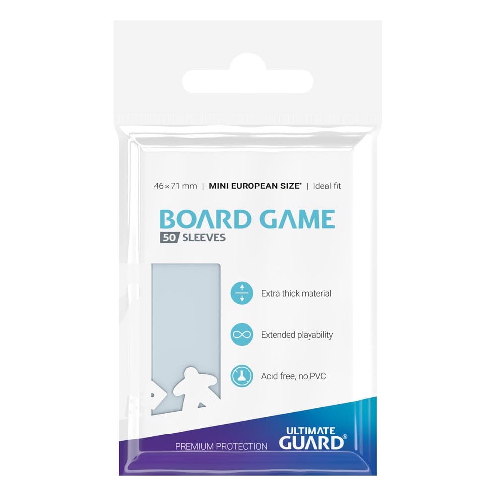 Ultimate Guard Premium Soft Sleeves for Board Game Cards Mini European (50)