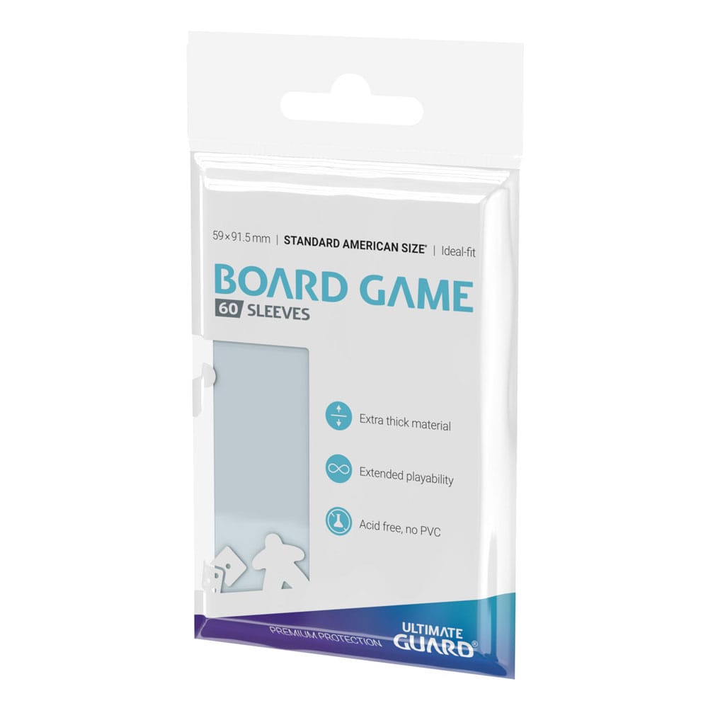 Ultimate Guard Premium Soft Sleeves for Board Game Cards Standard American (60)