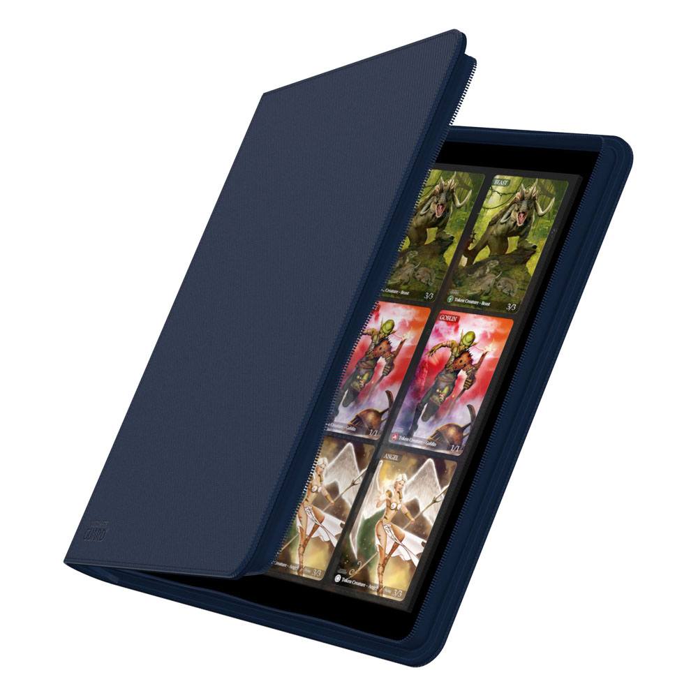 Ultimate Guard Zipfolio 480 – 24-Pocket XenoSkin (Quadrow) – Blau