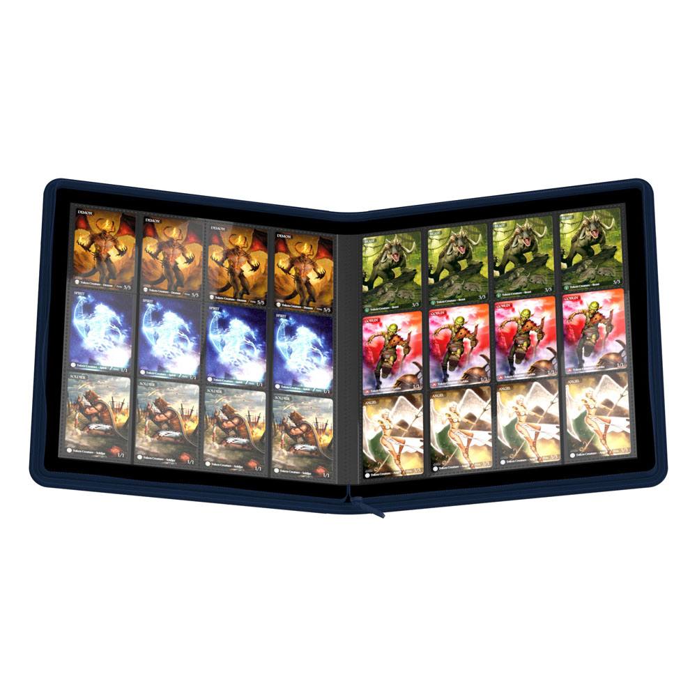 Ultimate Guard Zipfolio 480 – 24-Pocket XenoSkin (Quadrow) – Blau