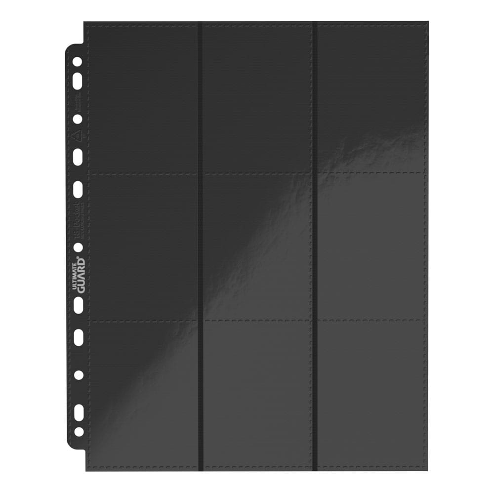 Ultimate Guard 18-Pocket-Seiten, seitlich einladbar, Schwarz (10)