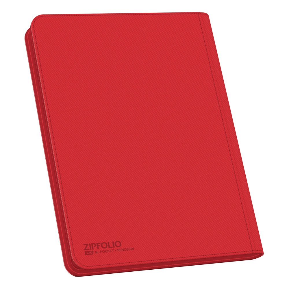 Ultimate Guard Zipfolio 320 – 16-Pocket XenoSkin Rot