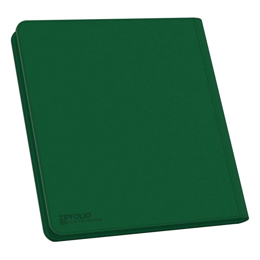 Ultimate Guard Zipfolio 480 – 24-Pocket XenoSkin (Quadrow) – Grün