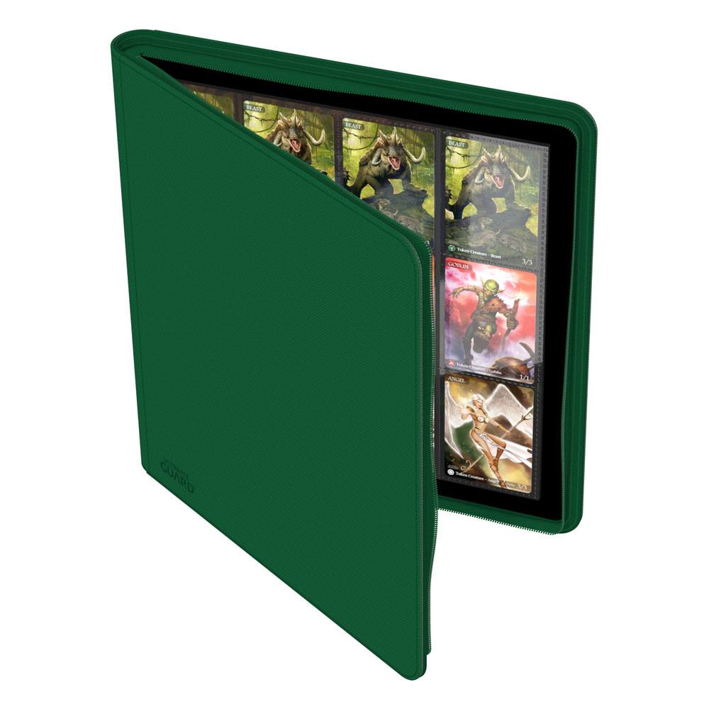 Ultimate Guard Zipfolio 480 – 24-Pocket XenoSkin (Quadrow) – Grün