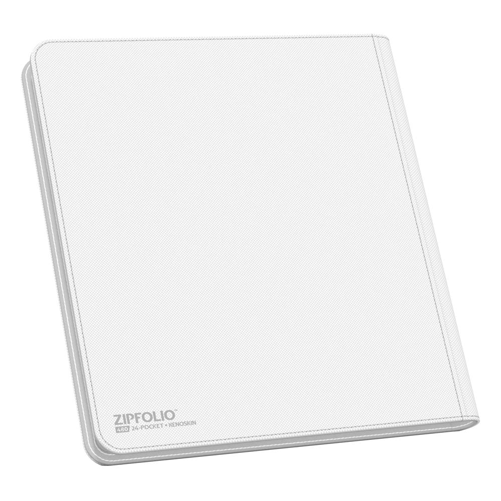 Ultimate Guard Zipfolio 480 – 24-Pocket XenoSkin (Quadrow) – Weiß