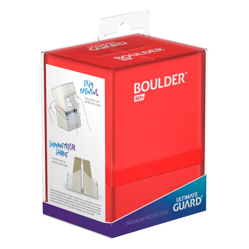 Ultimate Guard Boulder Deck Case 80+ Standardgröße Ruby