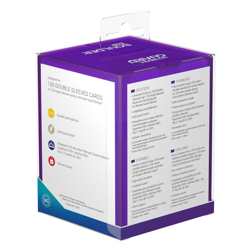 Ultimate Guard Boulder Deck Case 100+ Standardgröße Amethyst