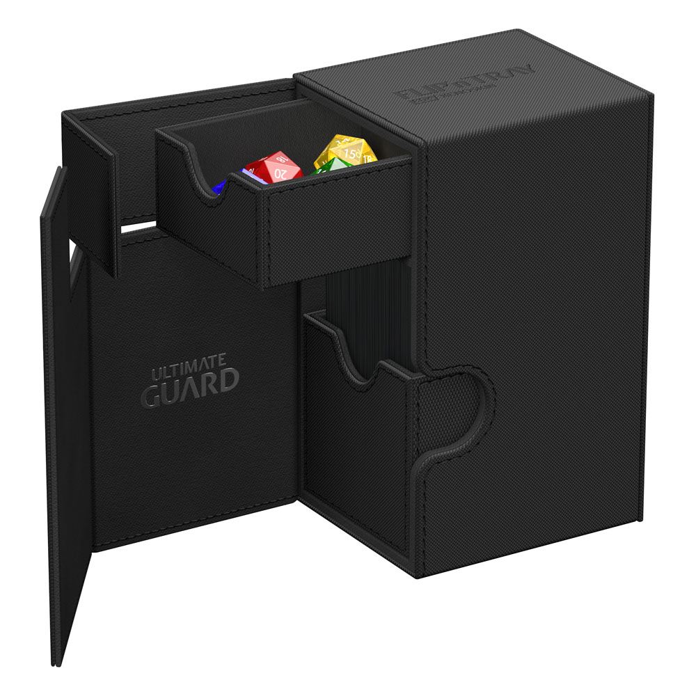 Ultimate Guard Flip`n`Tray 80+ XenoSkin Monocolor Black
