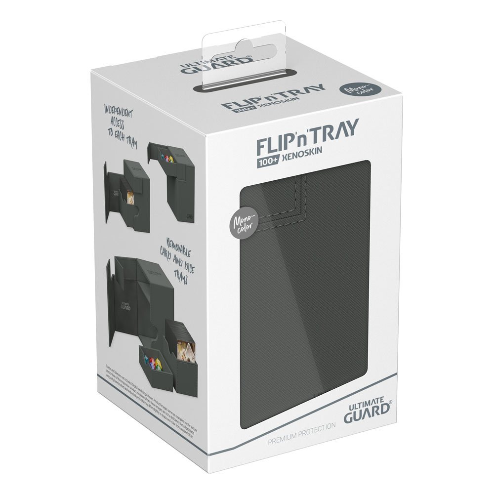 Ultimate Guard Flip`n`Tray 100+ XenoSkin Monocolor Grey