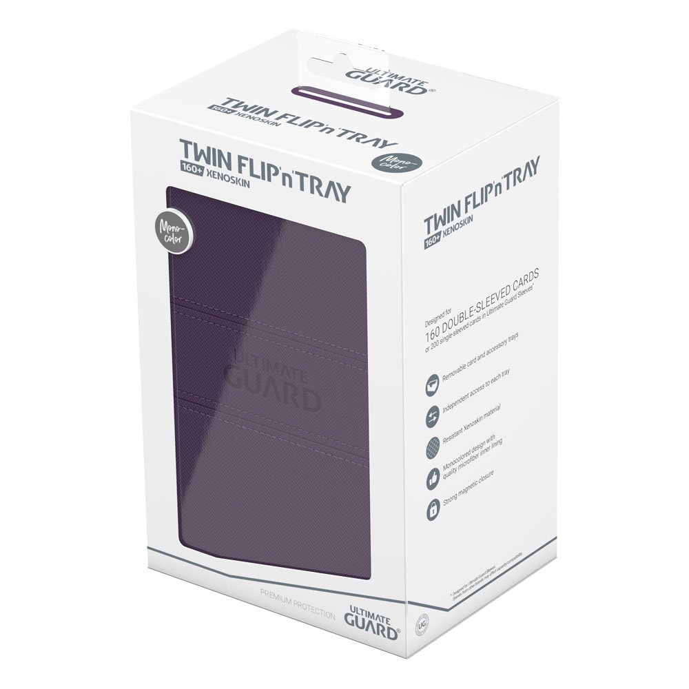 Ultimate Guard Twin Flip`n`Tray 160+ XenoSkin Monocolor Lila
