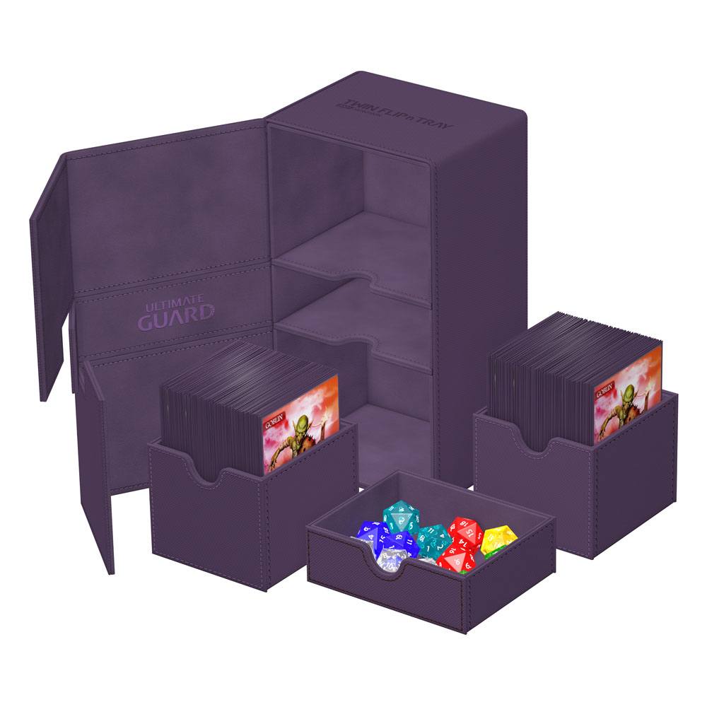 Ultimate Guard Twin Flip`n`Tray 200+ XenoSkin Monocolor Lila