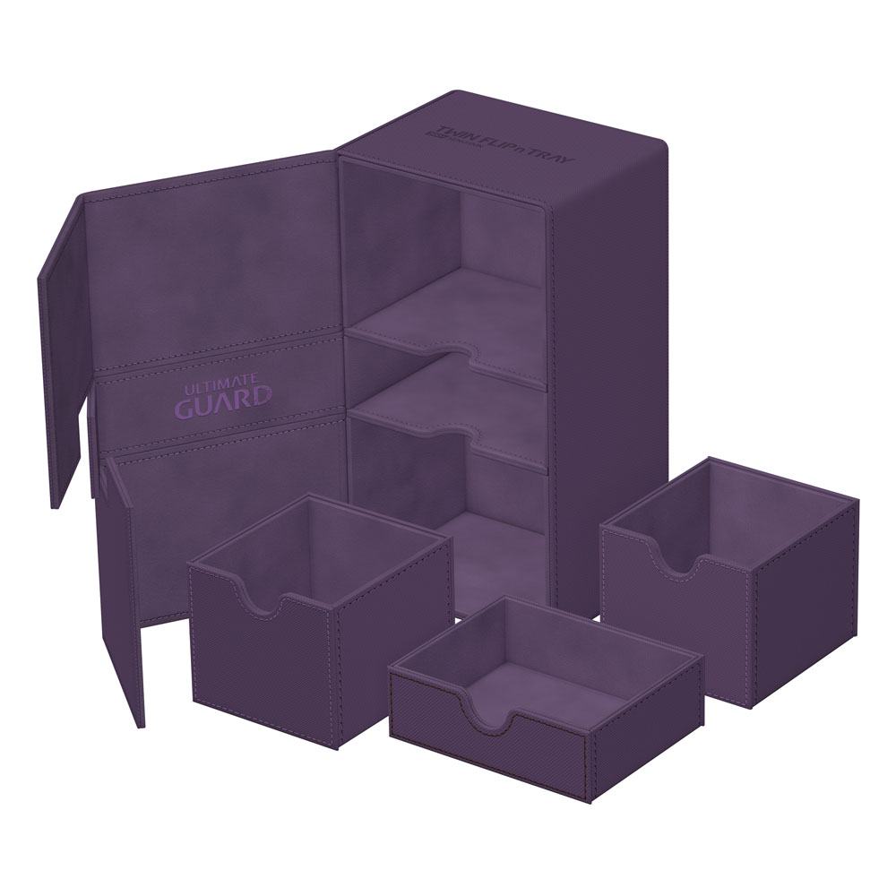 Ultimate Guard Twin Flip`n`Tray 200+ XenoSkin Monocolor Lila