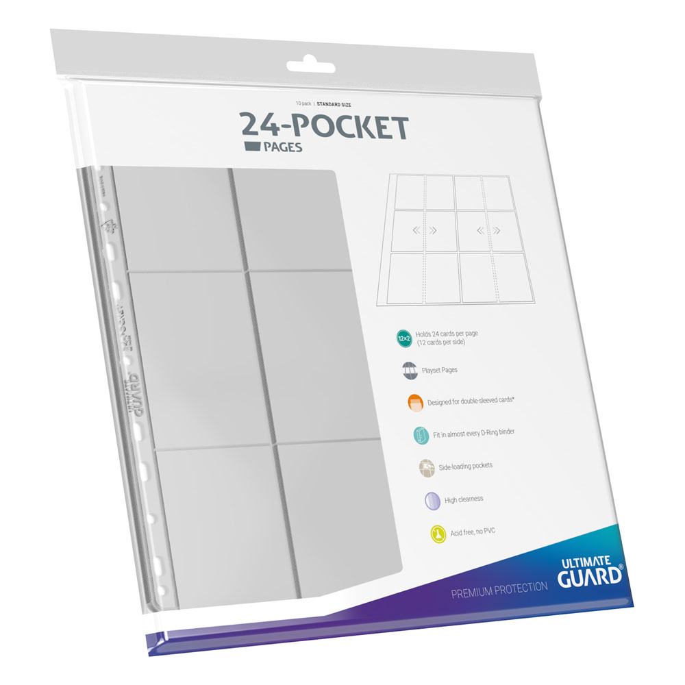 Ultimate Guard 24-Pocket QuadRow Seiten, seitlich einladbar, transparent (10)