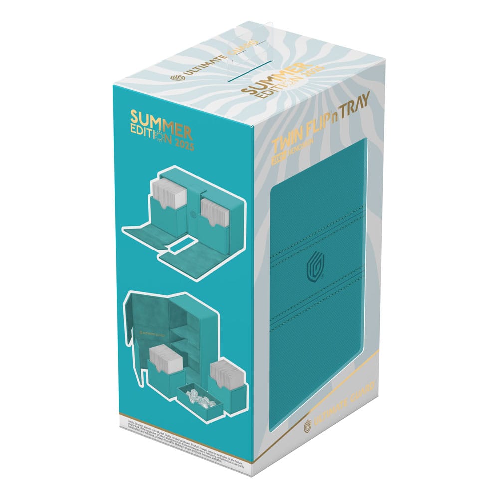 Ultimate Guard Twin Flip'n'Tray 200+ Xenoskin "Summer Edition 2025" - Lagoon