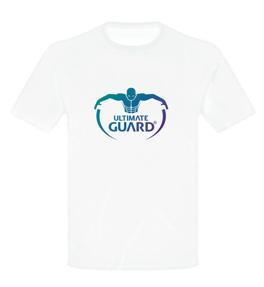 Ultimate Guard T-Shirt Logo White Size XXL