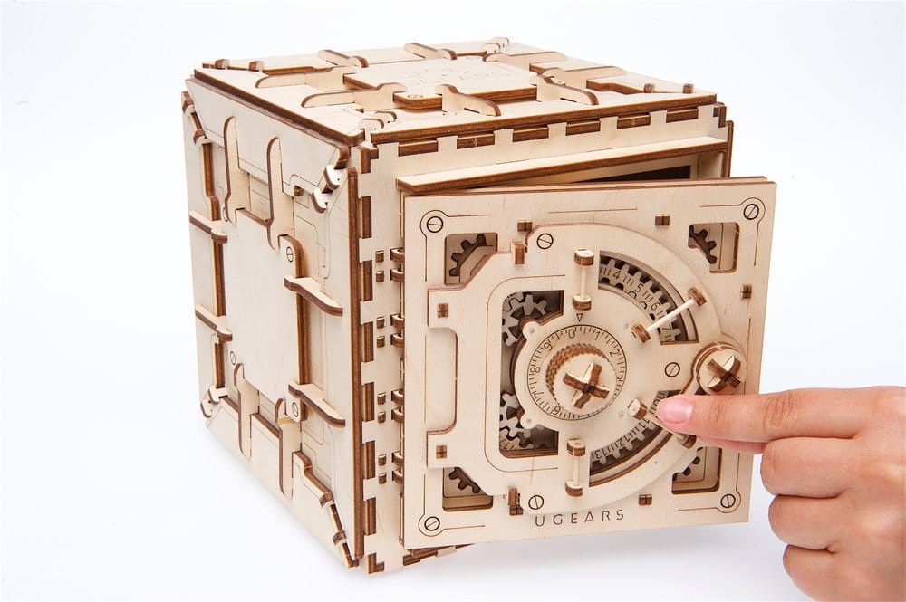Ugears 3D Wooden Puzzle Safe