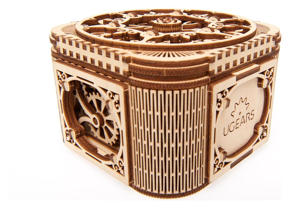 Ugears 3D Wooden Puzzle Treasure Box