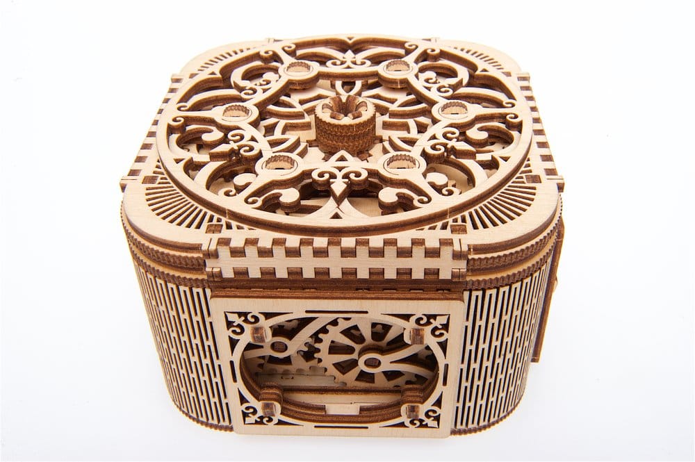Ugears 3D Wooden Puzzle Treasure Box