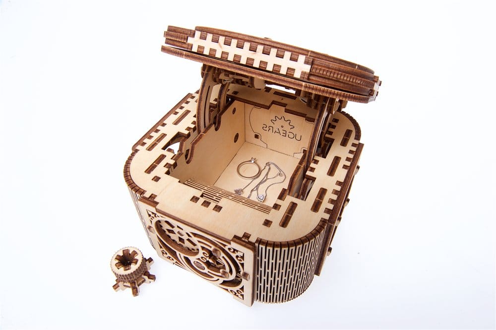 Ugears 3D Wooden Puzzle Treasure Box