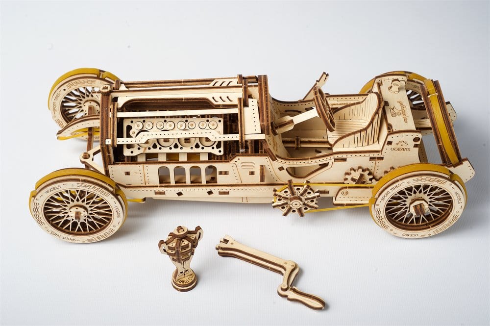 Ugears 3D Wooden Puzzle U-9 Grand Prix Car