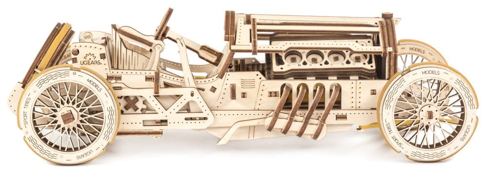 Ugears 3D Wooden Puzzle U-9 Grand Prix Car