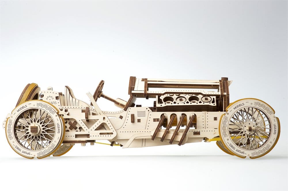 Ugears 3D Wooden Puzzle U-9 Grand Prix Car