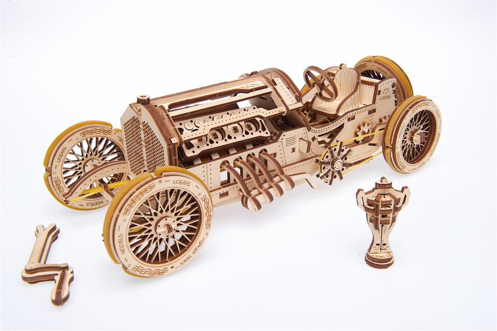 Ugears 3D Wooden Puzzle U-9 Grand Prix Car