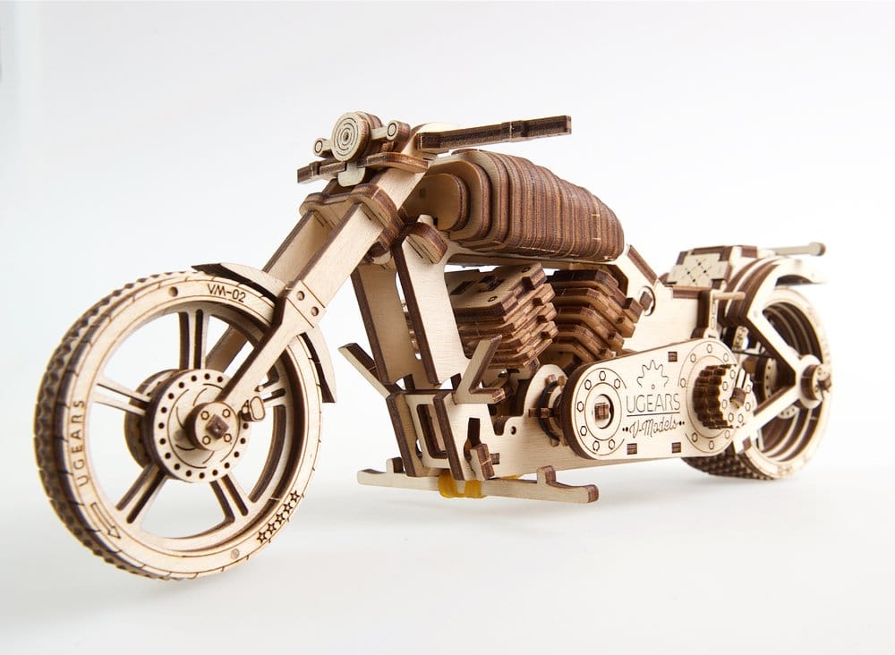 Ugears 3D Wooden Puzzle Bike VM-02