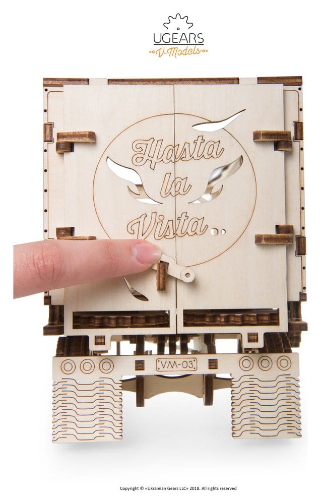 Ugears 3D Wooden Puzzle Trailer for Heavy Boy Truck VM-03
