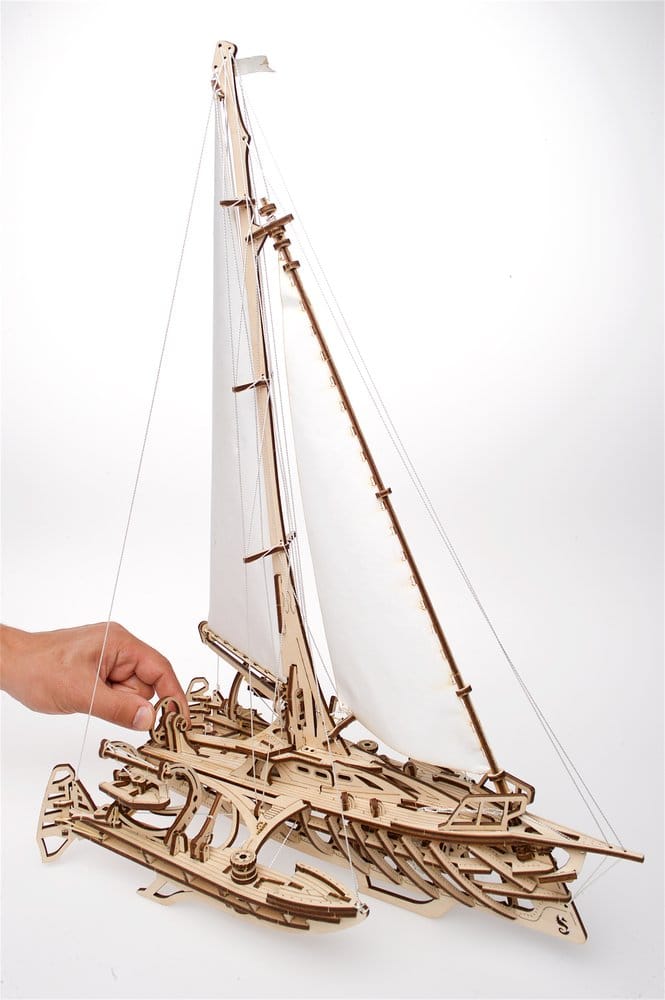 Ugears 3D Wooden Puzzle Trimaran Merihobus