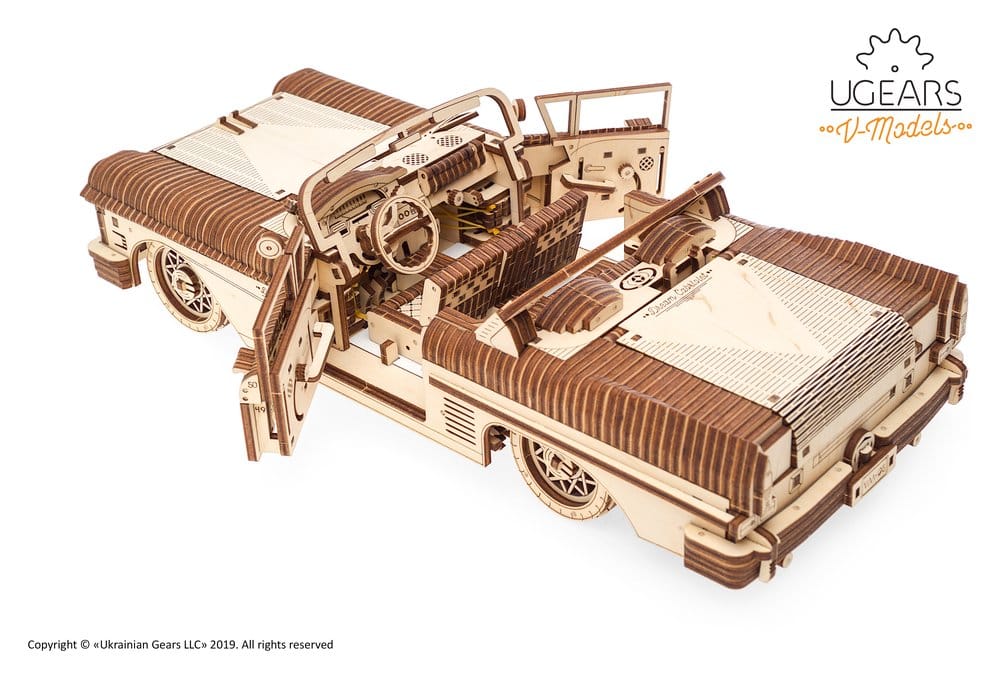 Ugears 3D Wooden Puzzle Dream Cabriolet VM-05