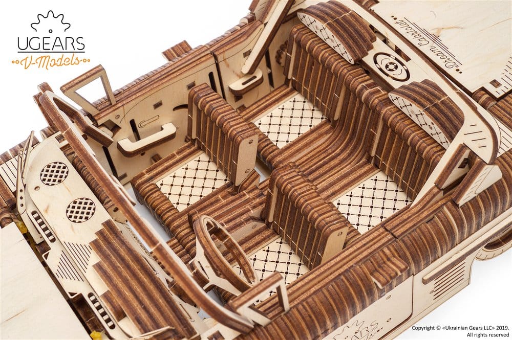 Ugears 3D Wooden Puzzle Dream Cabriolet VM-05