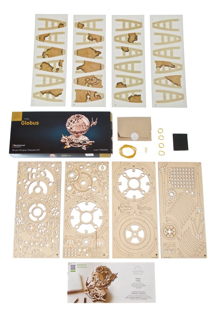 Ugears 3D Wooden Puzzle Globus