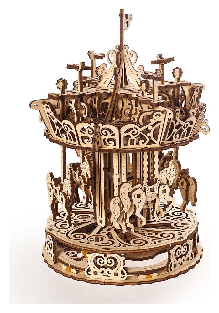 Ugears 3D Wooden Puzzle Carousel