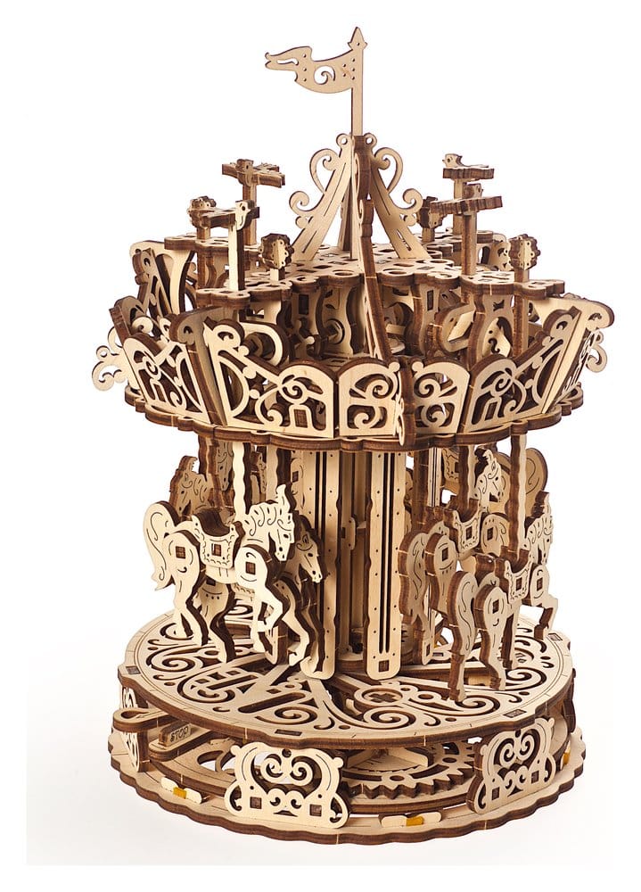 Ugears 3D Wooden Puzzle Carousel